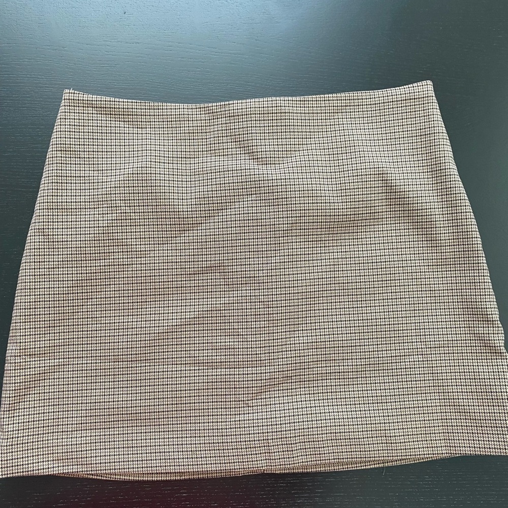 H&M Tan Pencil Mini Skirt for Casual Wear